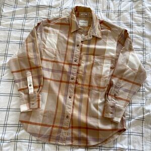 NWT plaid button up shirt